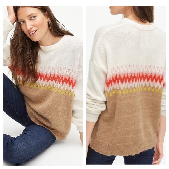NWT J. Crew X Demylee Rosalie Pullover Sweater Size XS Wool Mohair Crewneck - Picture 1 of 13